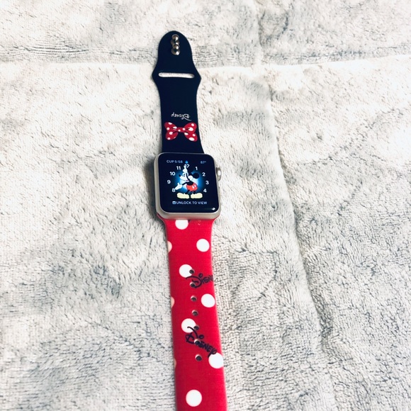 Disney Accessories 38mm Disney Apple Watch Band Sm 3pcs Bundle
